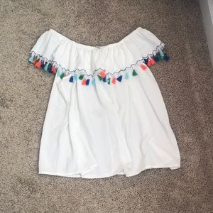 Off the shoulder top